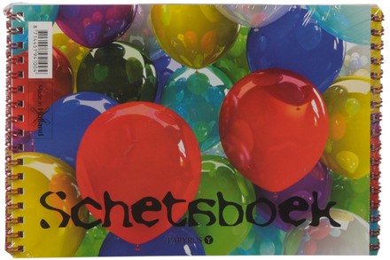 Schetsboek Papyrus ballon A5 120gr 20 vel