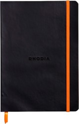 Rhodia Rhodiarama Notebook A5 Softcover Lijn BLACK