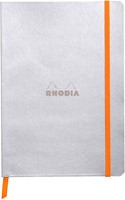Rhodia Rhodiarama Notebook A5 Softcover Dotted SILVER