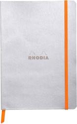 Rhodia Rhodiarama Notebook A5 Softcover Dotted SILVER