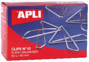 Paperclips / Vlinderclips 40mm 50stuks