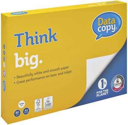 Kopieerpapier Datacopy A3 80gr wit 500 vel-3