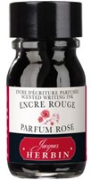 Jacques Herbin Flesje 10ml traditionele inkt voor vulpen - Red, rose geur