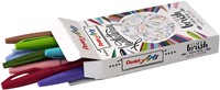 Brushpen Pentel Sign SES15C pastel assorti 12 stuks