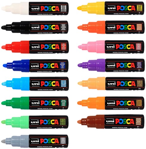 Paintmarker Uni POSCA PC7M breed donkeroranje-2