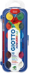 Waterverf Giotto Acquerelli set à 12 kleuren
