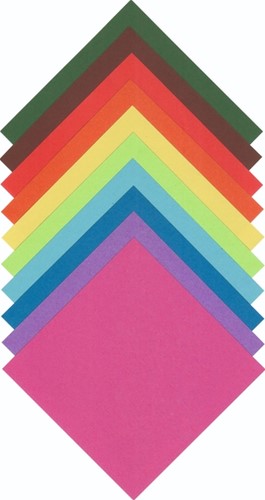 Origami papier Folia 70gr 20x20cm 100 vel assorti kleuren-3