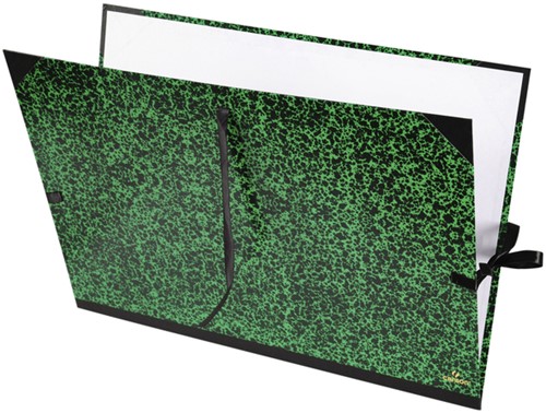 Tekenmap Canson Classic Annonay lintsluiting 610x810mm groen