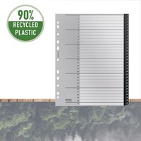 Tabblad Leitz Recycle A4 11-gaats  1-31 extra breed PP-1