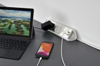 Stekkerdoos Brennenstuhl bureau Estilo 4vdig incl 2 USB 2m wit/zilver-6