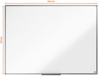 Whiteboard Nobo Essence 90x120cm staal-2