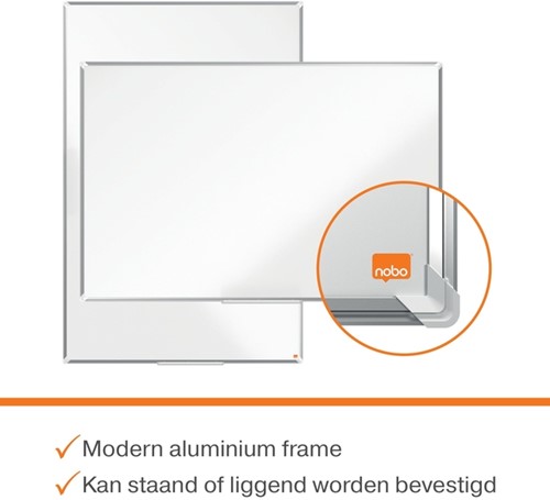 Whiteboard Nobo Premium Plus 60x90cm staal-16
