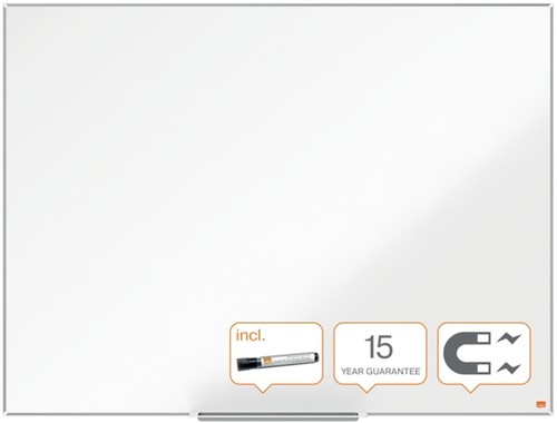 Whiteboard Nobo Impression Pro 90x120cm staal-7