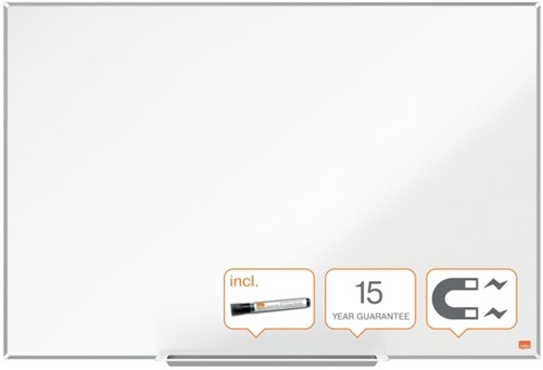 Whiteboard Nobo Impression Pro 60x90cm staal-7
