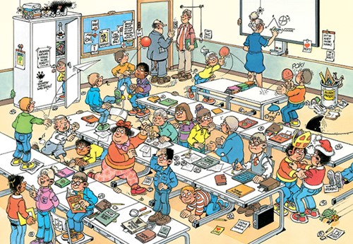 Puzzel Jan van Haasteren Junior Het Klaslokaal 360 stukjes-1