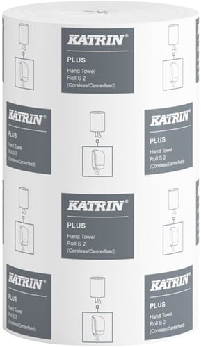 Poetspapier Katrin Plus klein 2-laags 261 vel wit 2634