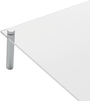 Notitiebord Nobo transparant acryl schuin A4-12