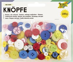 Knopen Folia 100 gram assorti