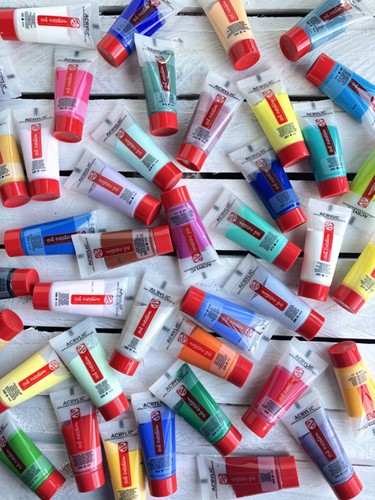 Acrylverf Talens Art Creation pastel assorti 6 tubes à 12ml-4