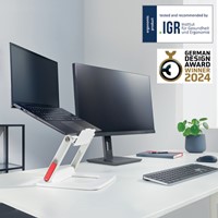 Laptopstandaard Leitz Ergo verstelbare multihoek wit-1