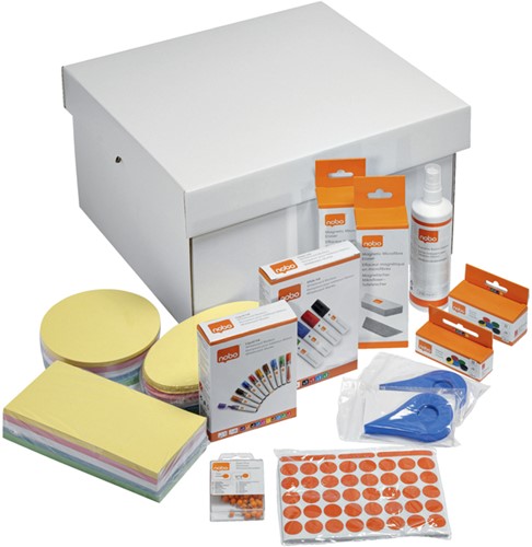 Whiteboard memobord accessoire kit Nobo Move & Meet-3