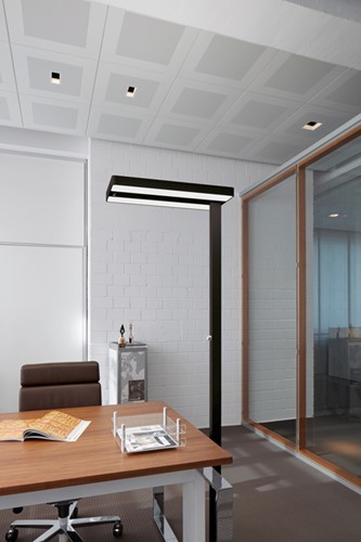 Vloerlamp MAUL Juvis LED beweging- daglichtsensor dimbaar hg 195cm zwart-1