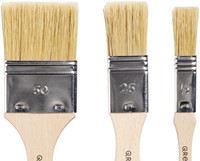Kwast Qrea varkenshaar set à 3 breedtes-3