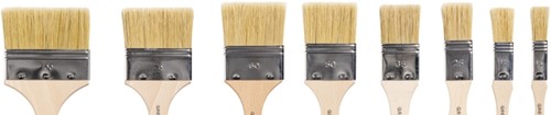 Kwast Qrea varkenshaar set à 3 breedtes-5