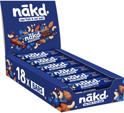 Fruit- en notenreep NAKD blueberry muffin 18x35 gram