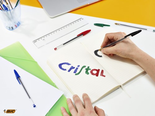 Balpen Bic Cristal medium groen-2