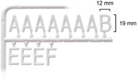 Letterbord IEZZY 30x30cm zwart hout-6