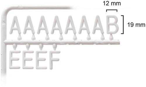 Letterbord IEZZY 30x30cm zwart hout-6