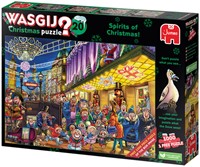 Puzzel Wasgij Christmas 20 - De Geesten van de Kerstmis! 2x1000st (1 puzzle for free)-2