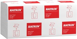 Handdoek Katrin z-vouw 2-laags 244x230mm 20x200 vel wit 35588
