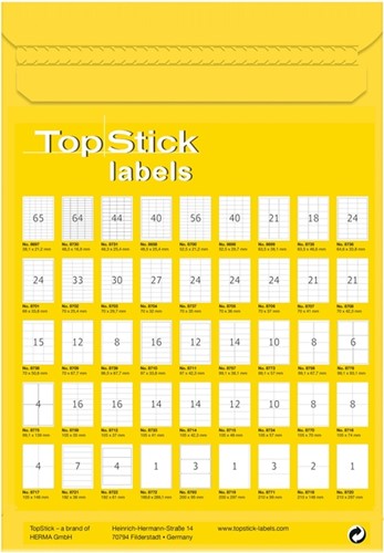 Etiket TopStick 8697 38x21.2mm wit 6500 stuks-2
