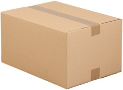 Amerikaanse vouwdoos IEZZY 305x220x110mm B-golf bruin
