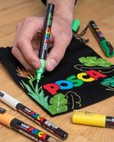 Paintmarker Uni POSCA PC5M medium metallic assorti set à 8 stuks-3