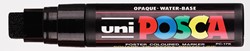 Paintmarker Uni POSCA PC17K extra breed rechthoek zwart