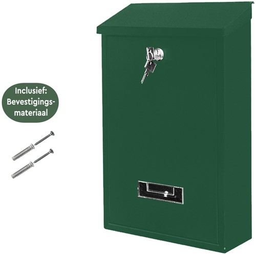 Brievenbus BRASQ PB100 Basic wand groen-1