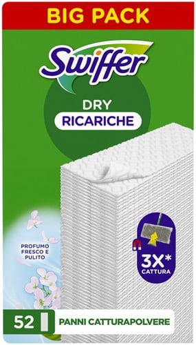 Vloerwisdoekjes Swiffer navulling droge doekjes 52 stuks