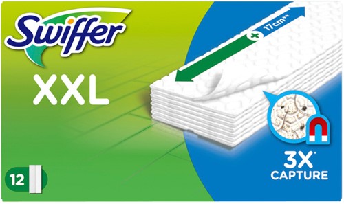 Vloerwisdoekjes Swiffer navulling XXL droge doekjes 12 stuks