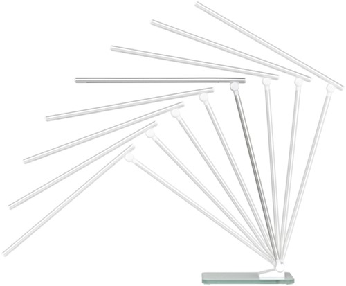 Bureaulamp Unilux Popy led wit-6