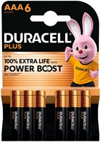 Batterij Duracell Plus Powerboost 6x AAA