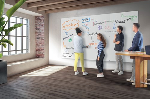Whiteboard Nobo Infinity randloos 60x90cm-6