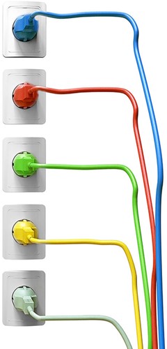 Kabel ACT Netsnoer CEE 7/7 male - C13 zwart 1.5 meter-2