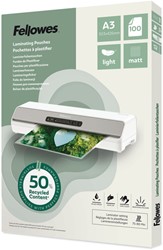Lamineerhoes Fellowes A3 light 50% gerecycled mat 100stuks