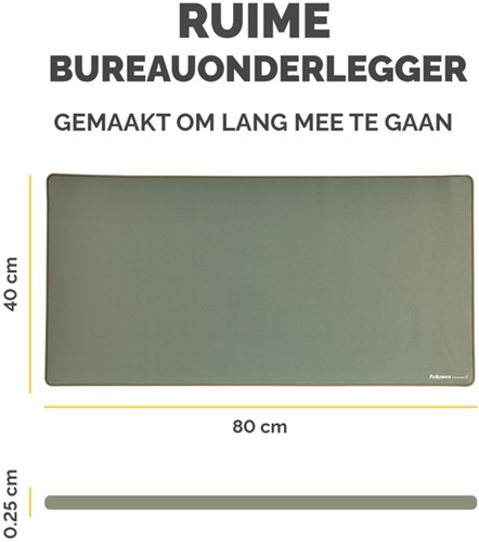 Bureau-onderlegger Fellowes Breyta saliegroen-2