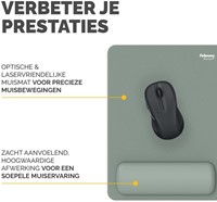 Muismat met polssteun Fellowes Breyta XL saliegroen-3