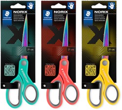 Schaar Staedtler Norix 965 21cm 3 kleuren assorti