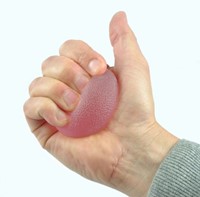 Handtrainer gelbal Able2 Extra Soft roze-2